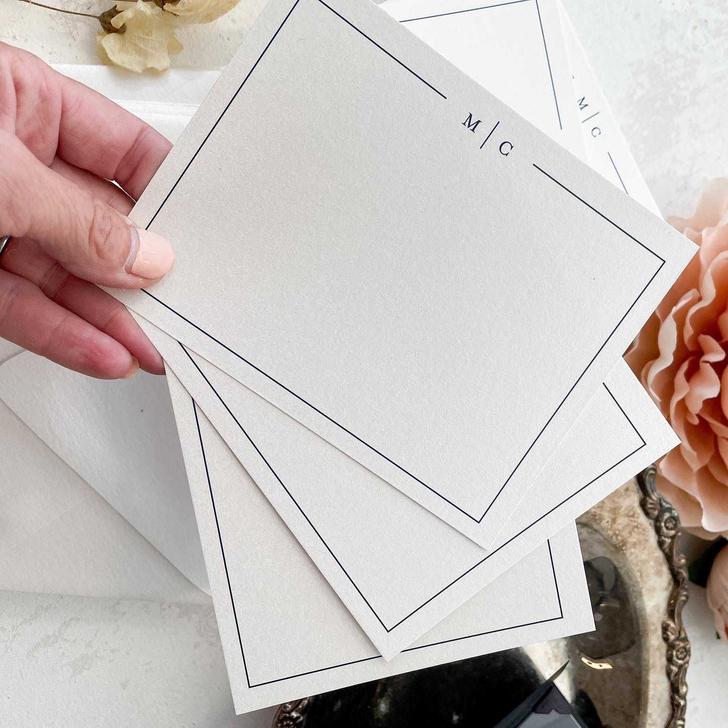 Custom Flat Thank You Cards - Style 45