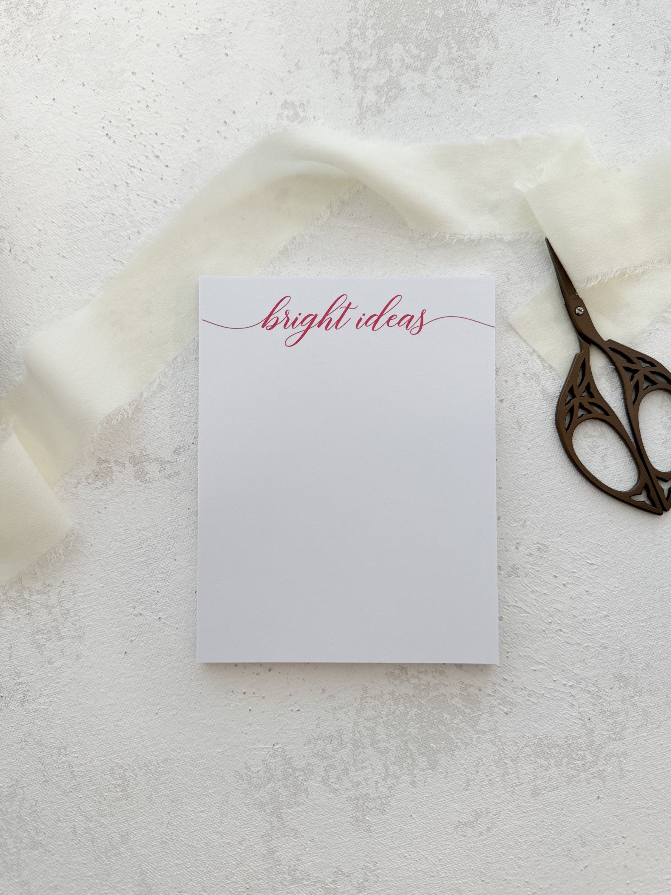 Personalized Teacher Gift Notepad - Style d33 - Gift for her