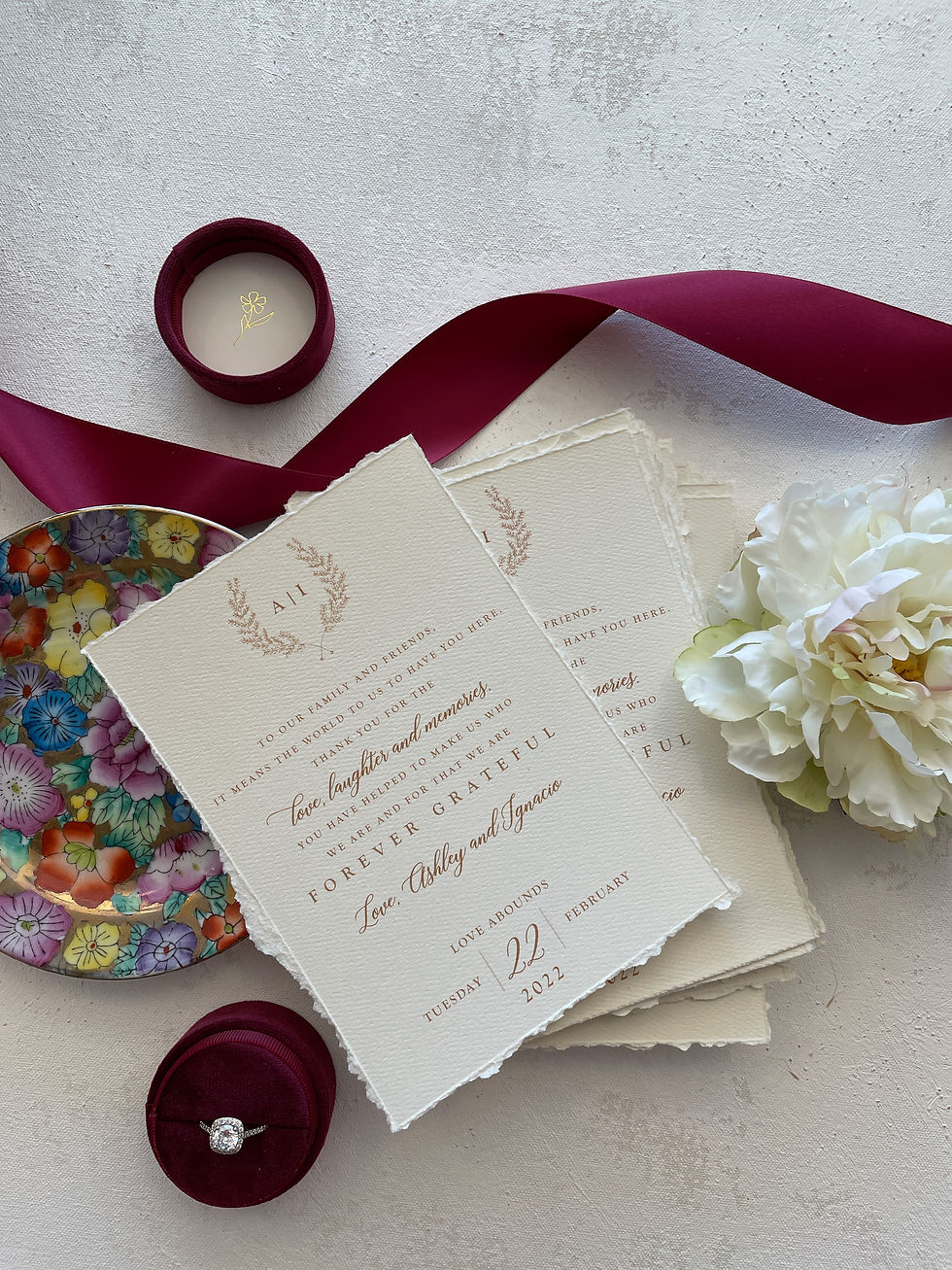 Thumbnail: Thank You Cards - Deckled Edge