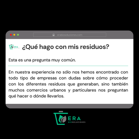 Residuos para Dummies según SEMARNAT