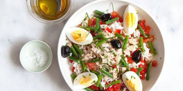 Salade de riz à la niçoise