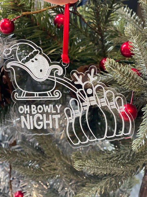 Bowling Oh Bowly Night Ornament