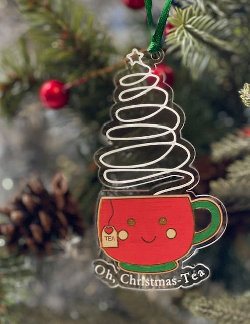 Oh Christmas Tea Ornament