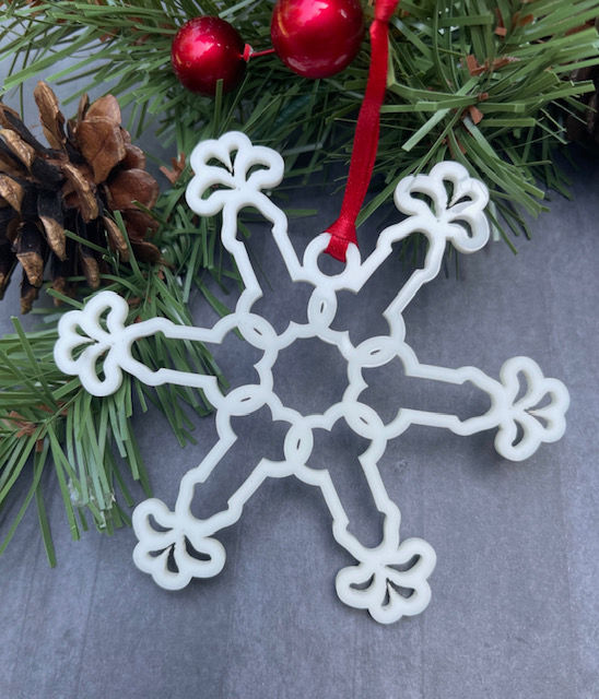 Penis Snowflake Ornament