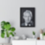 Miniature : Impression encadrée du portrait de Bill Wilson, 8 "x11"