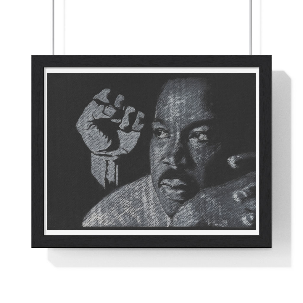 Premium Framed Poster Martin Luther Ming Jr.