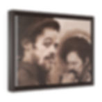 Thumbnail: Framed Canvas - Damian Marley Print