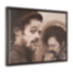 Thumbnail: Framed Canvas - Damian Marley Print