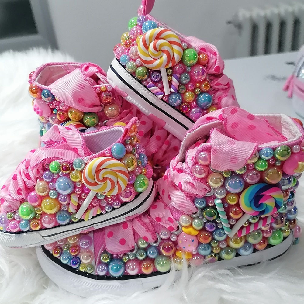 Handmade Rhinestones Bling shoes