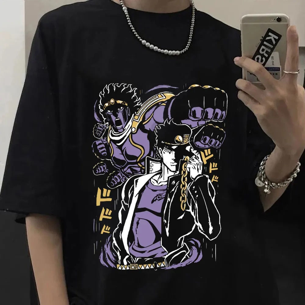 Men Jotaro Star Platinum Manga Graphic T-shirts Men