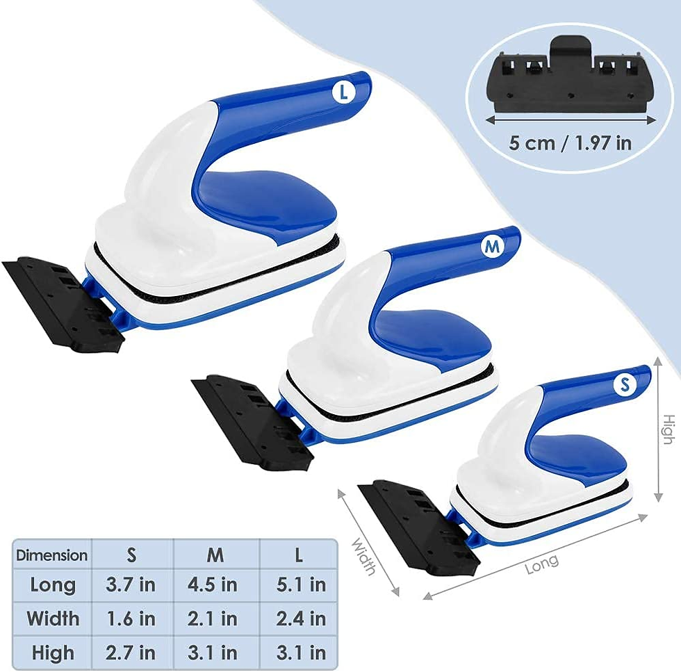 Thumbnail: Magnetic Aquarium Glass Cleaner Algae Scraper, Strong Magnet Floating Cleaner Sc