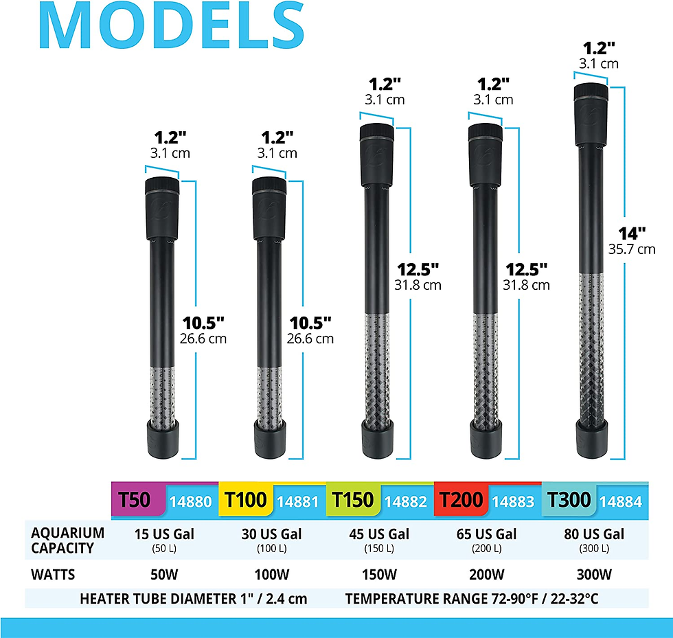 Thumbnail: T200 Fully Electronic Heater for Freshwater Aquariums up to 65 Gal.
