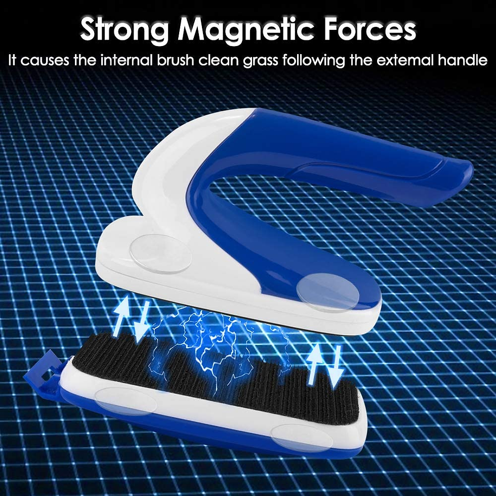 Thumbnail: Magnetic Aquarium Glass Cleaner Algae Scraper, Strong Magnet Floating Cleaner Sc