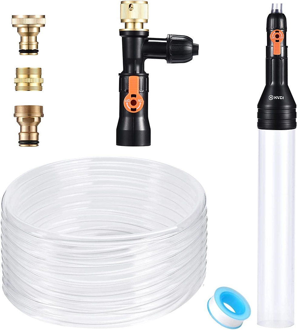 Thumbnail: Gravel Vacuum for Aquarium Water Changer Fish Tank Cleaning Tools,Siphon Univers