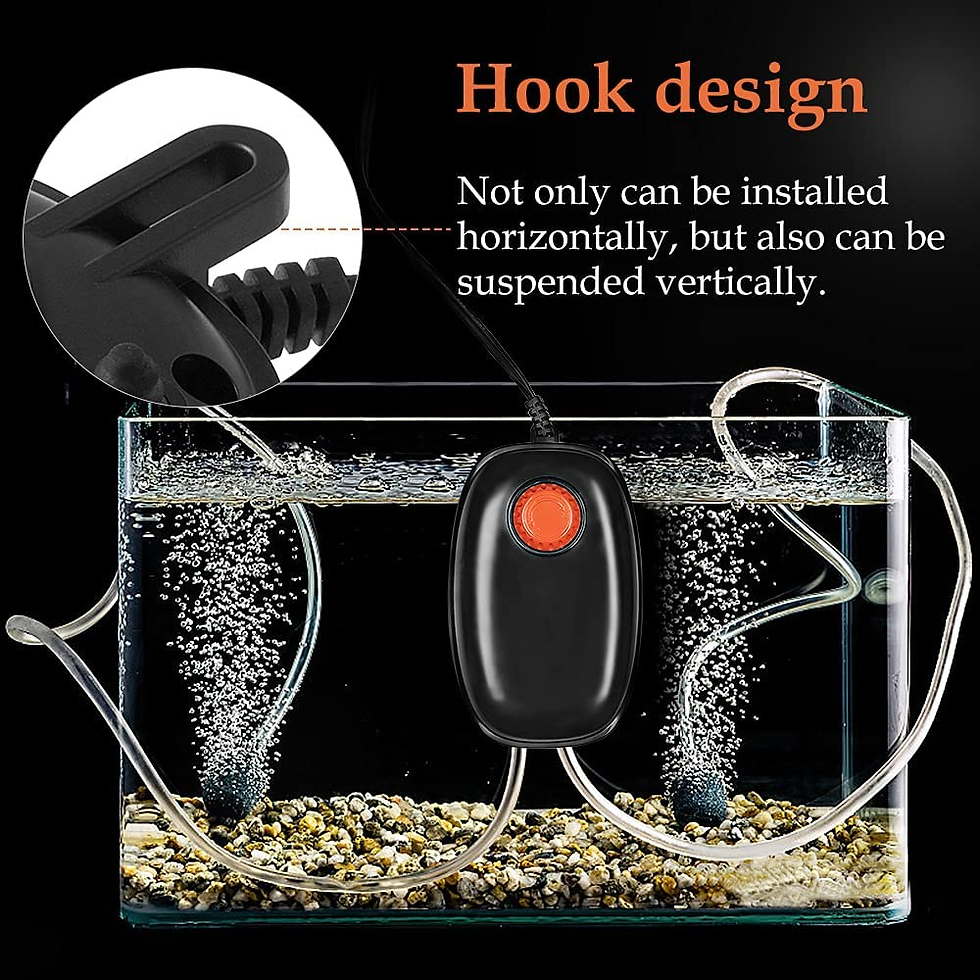 Thumbnail: 4W 5W Aquarium Air Pump, Dual Outlets Oxygen Pump, 6L/Min 10L/Min Ultra Quiet Aq