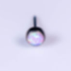 NeoMetal Threadless 2.5mm Bezel Set Cabochon End Pink Opal 2