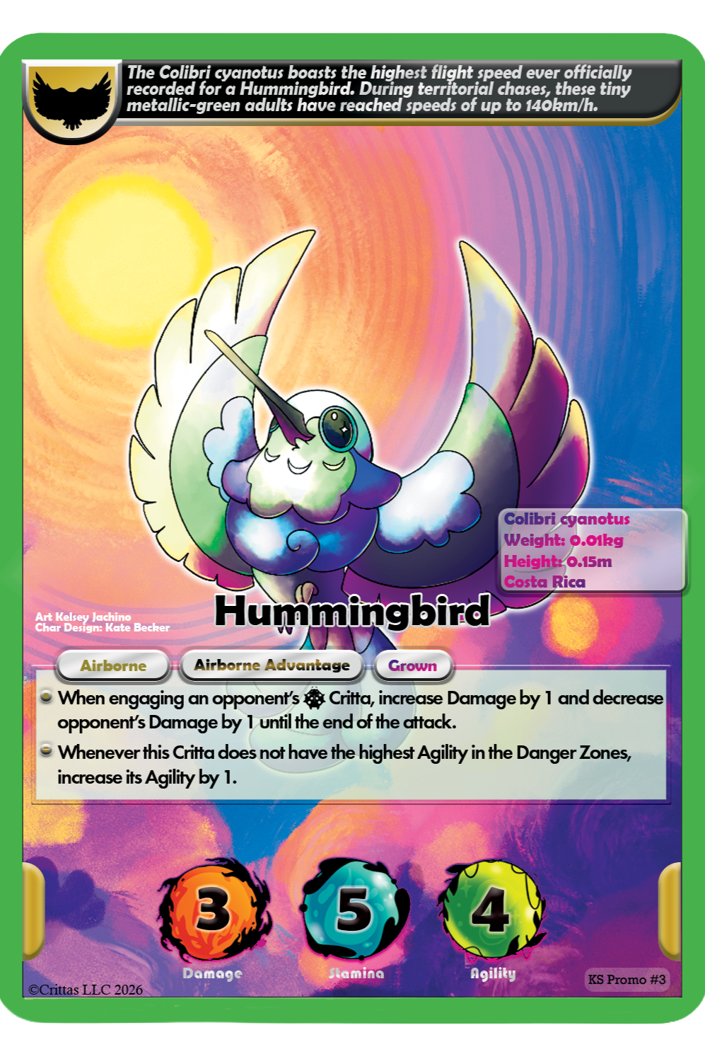 Kickstarter Reserve for Hummingbird