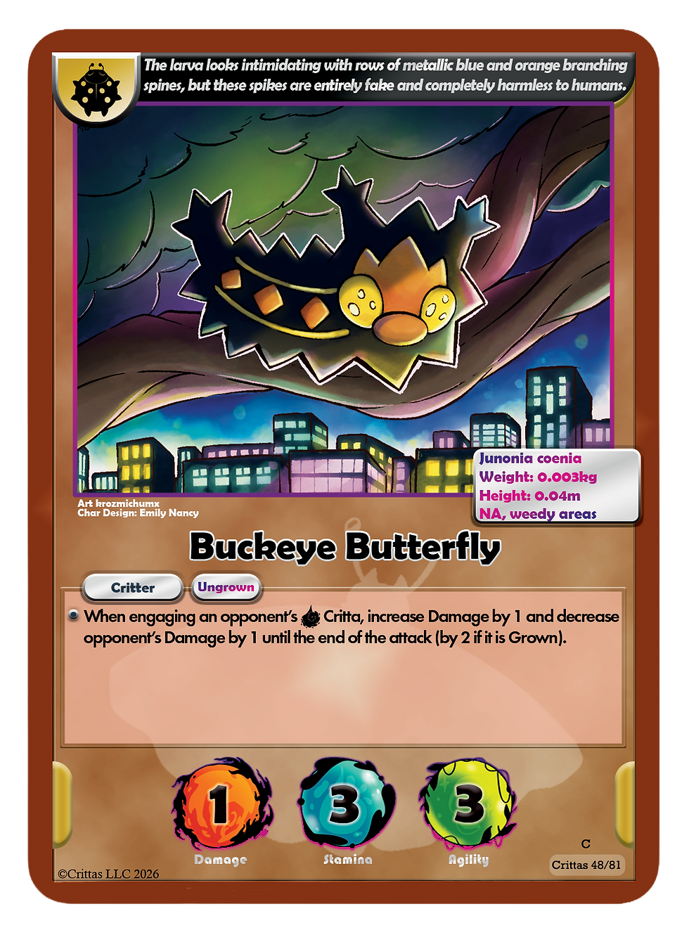 Final Ungrown Butterfly