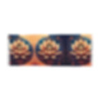Buddha Scarf, Lotus Flower Design with Buddha in the middle, day and night theme yellows, orange, black, long fall scarf
