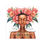 Thumbnail: Self Care Sticker, Affirmatio Stickers, Women with Flowers blossoming from hair, symbolic of transformation