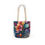 Thumbnail: Vibrant Floral Canvas Tote Bag, Eco-Friendly Shopping Bag, Reusable Summer Bag
