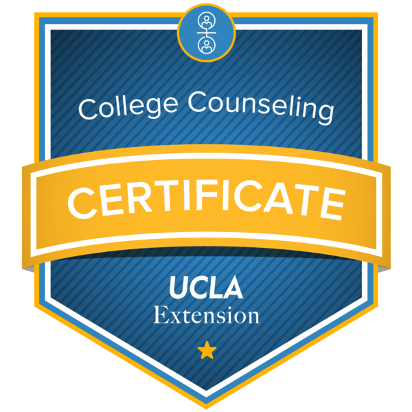 College Counseling Certificate Badge from UCLA