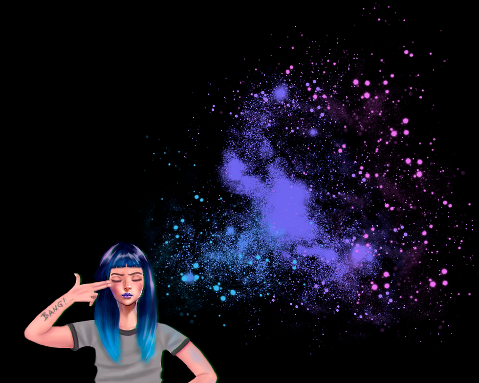 It's my mind running in reverse.