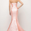 Thumbnail: Strapless Mermaid Shape Lace Dress