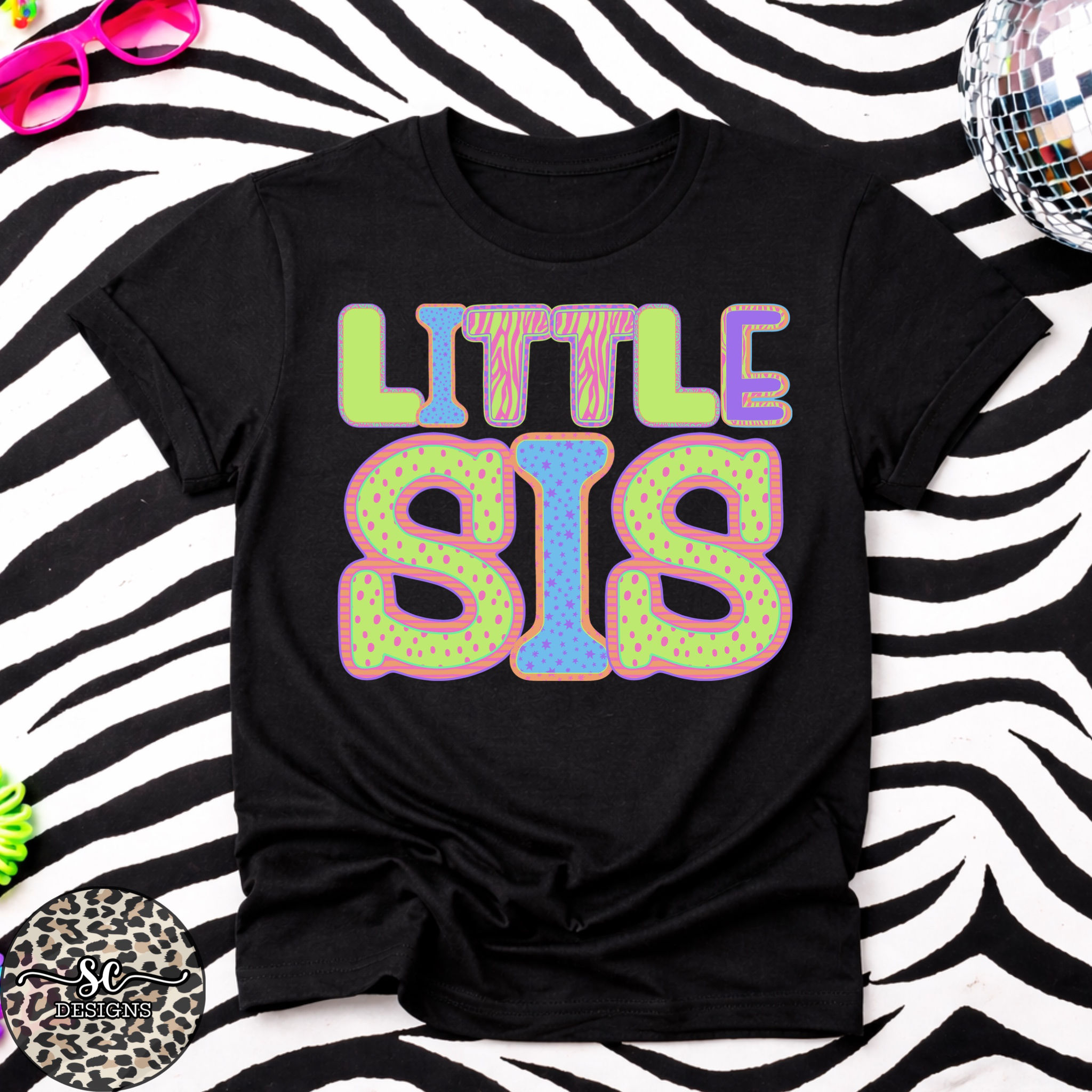 Youth Neon Letter Tees