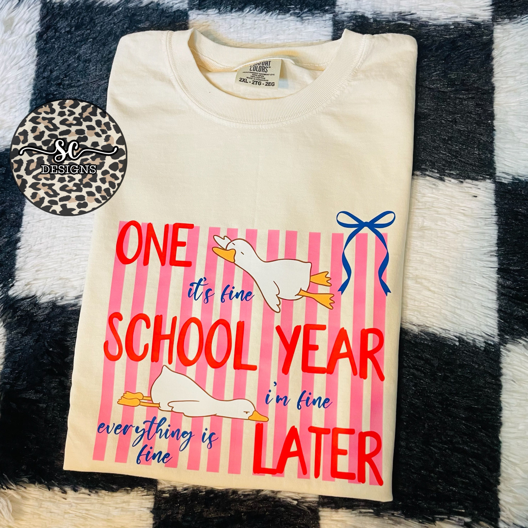 One School Year Later Goose Tee