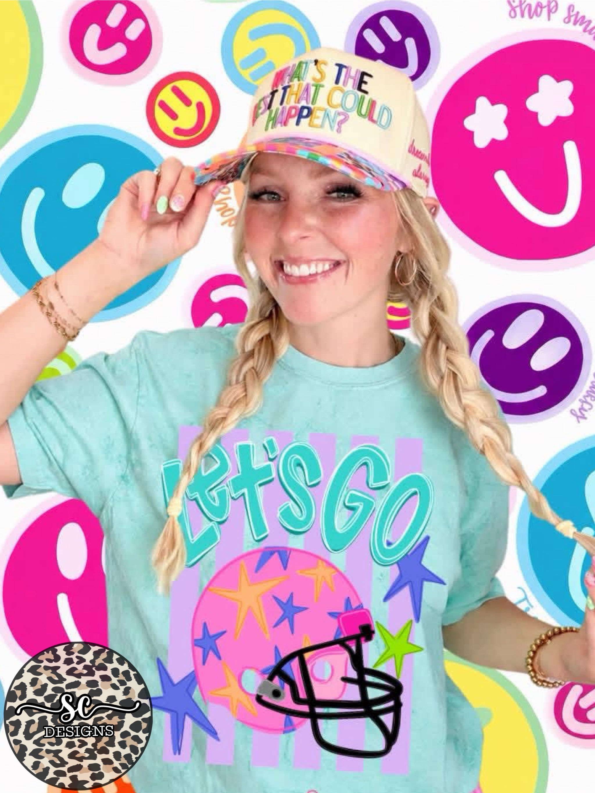 Bright LETS GO Tee