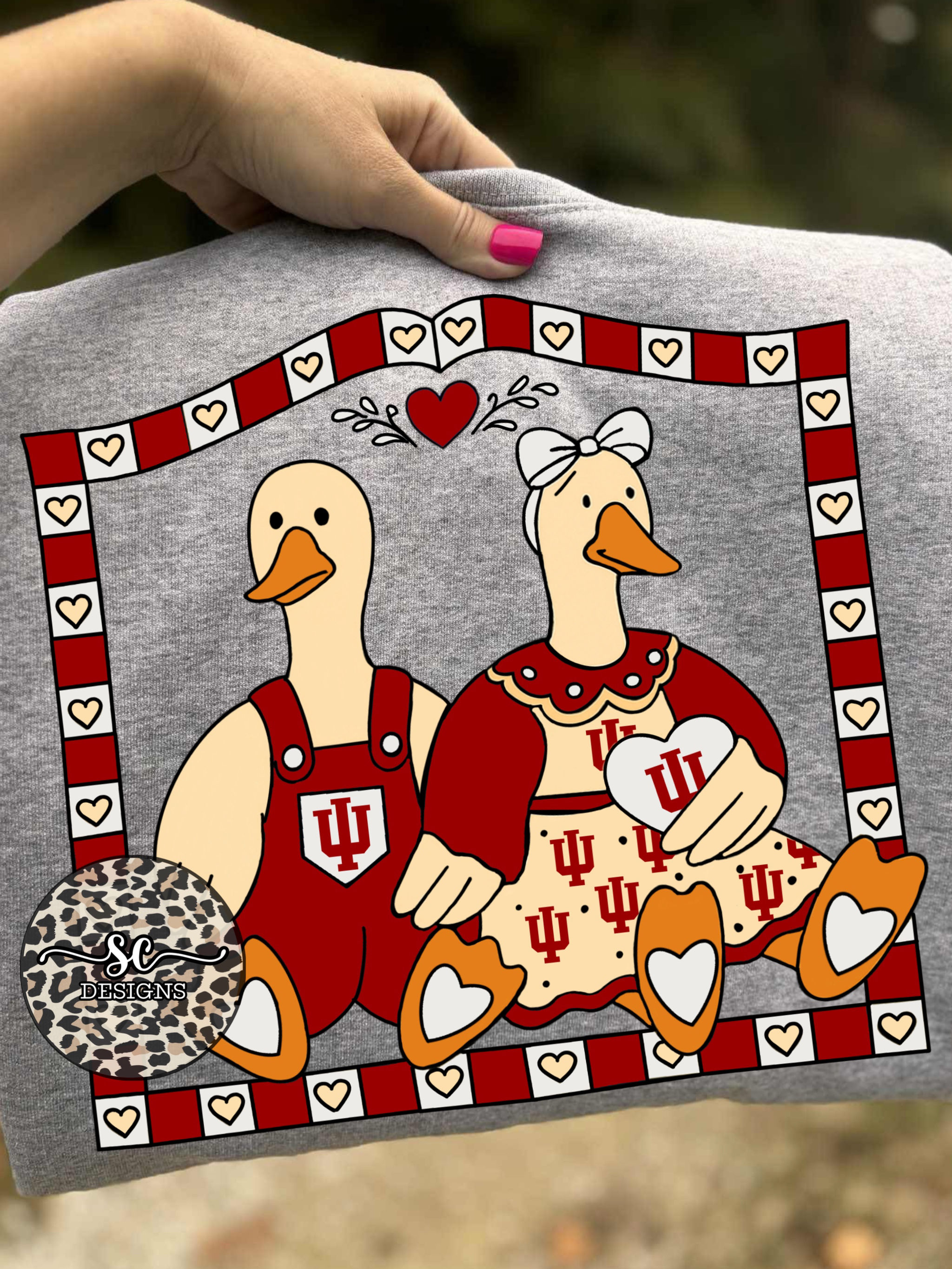 Vintage Indiana Hoosiers Goose Crew