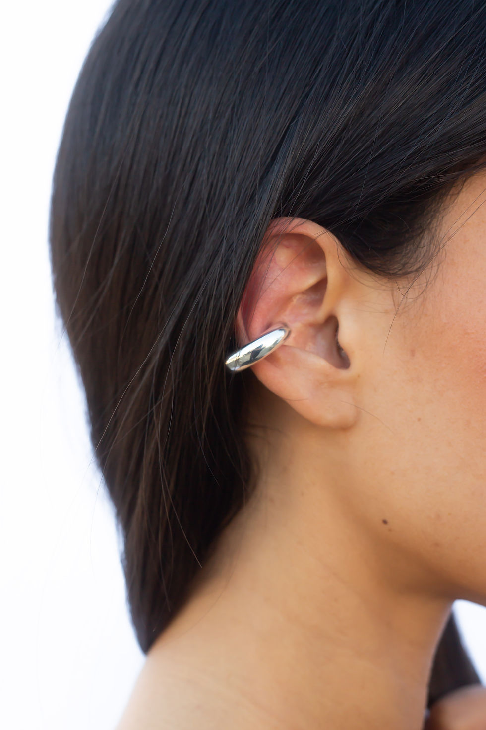 Miniatura: Ear cuff single basic argento
