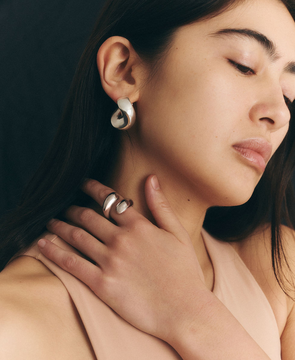 Thumbnail: Orecchini Trivia argento