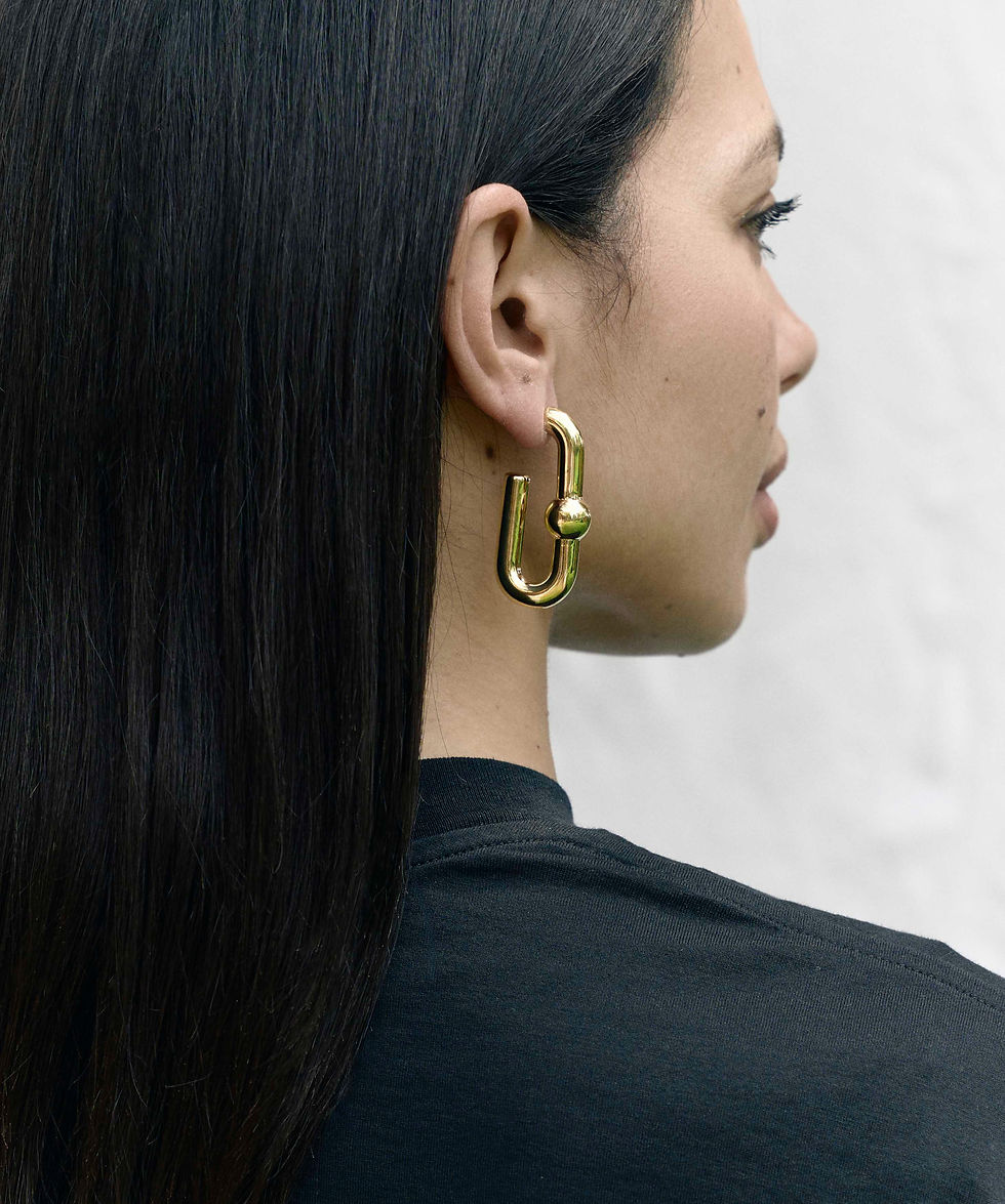 Miniatura: ORECCHINI GERTRUDE — Oro 18kt placcato