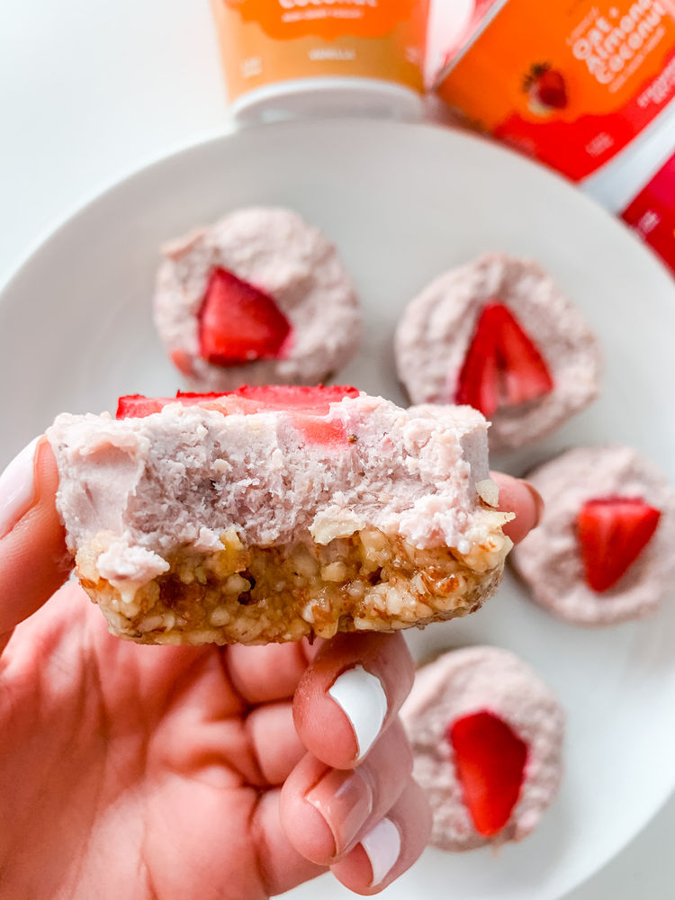 Frozen Yogurt Cheesecake Bites