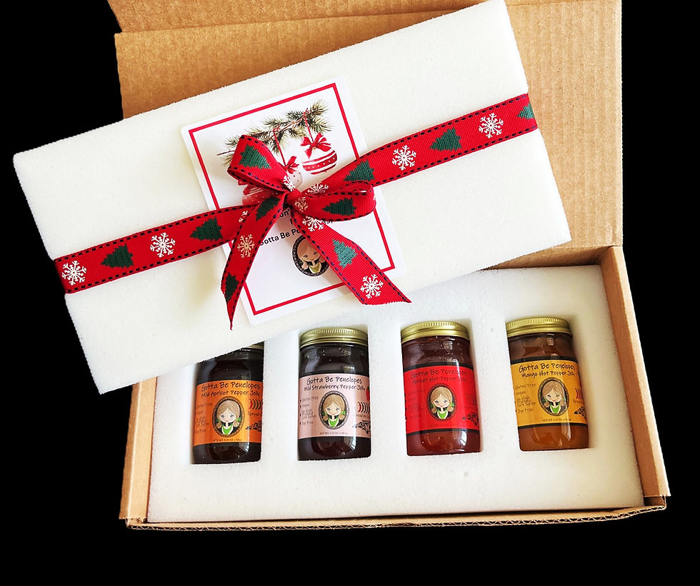 Thumbnail: 4 Jar Sampler Gift Box - 50/50 Mild/Spicy