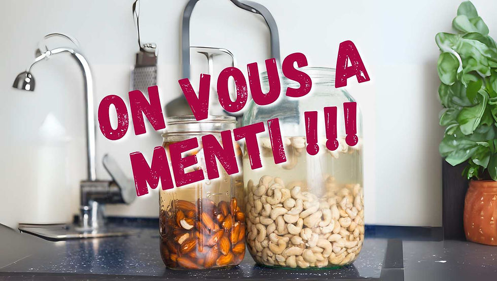 tremper les oléagineux