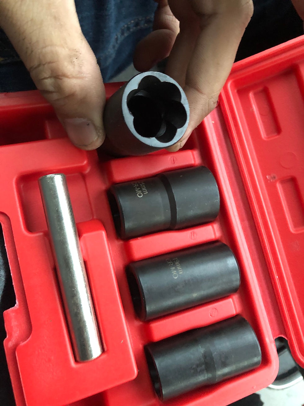 Luxury Stripped Lug Nut Removal