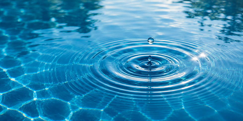 Water ripple in a swimming pool representing the question of whether you have enough money to retire, sell a business, or live with financial purpose.