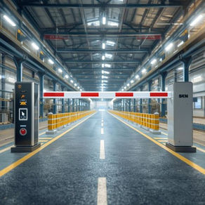 Upgrade your weighbridge operations with SKN automatic boom barrier integrated with ANPR camera and full AI detection. Enhance security, accuracy, and automation with intelligent vehicle management solutions.