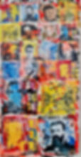 Founders of Israel Israeli heritage art by Meir Levy with historical Zionist figures.