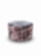 Large art pouf by LevysArt with colorful limited edition artwork design.