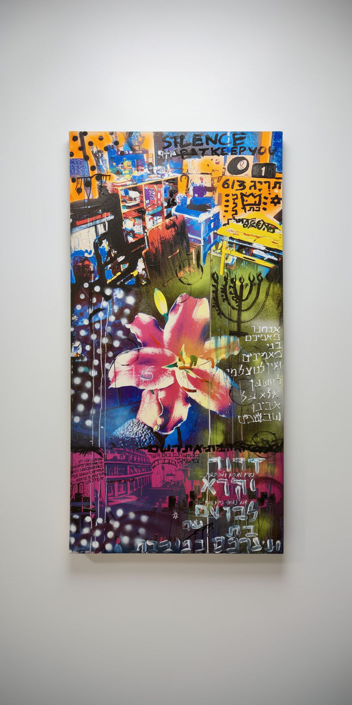Thumbnail: Believe Jewish spiritual art with colorful Judaica-inspired symbolism.