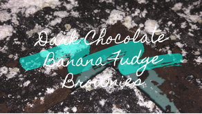 How To: Dark Chocolate Banana Fudge Brownies