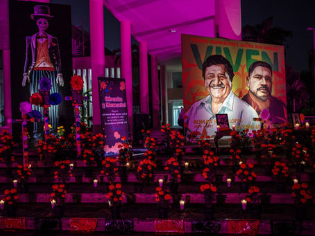 Conmemora Congreso Día de Muertos con altar en su explanada