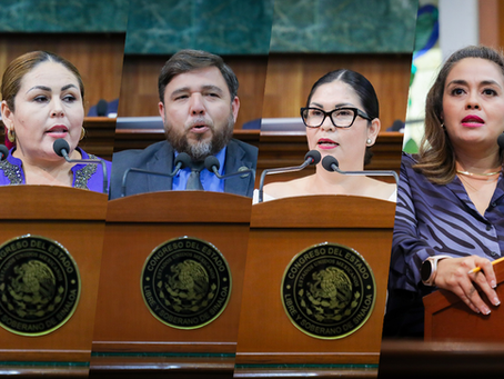 Ante el Pleno del Congreso del Estado, diputados de morena defienden el proceso legislativo para reformar la Ley Orgánica de la UAS