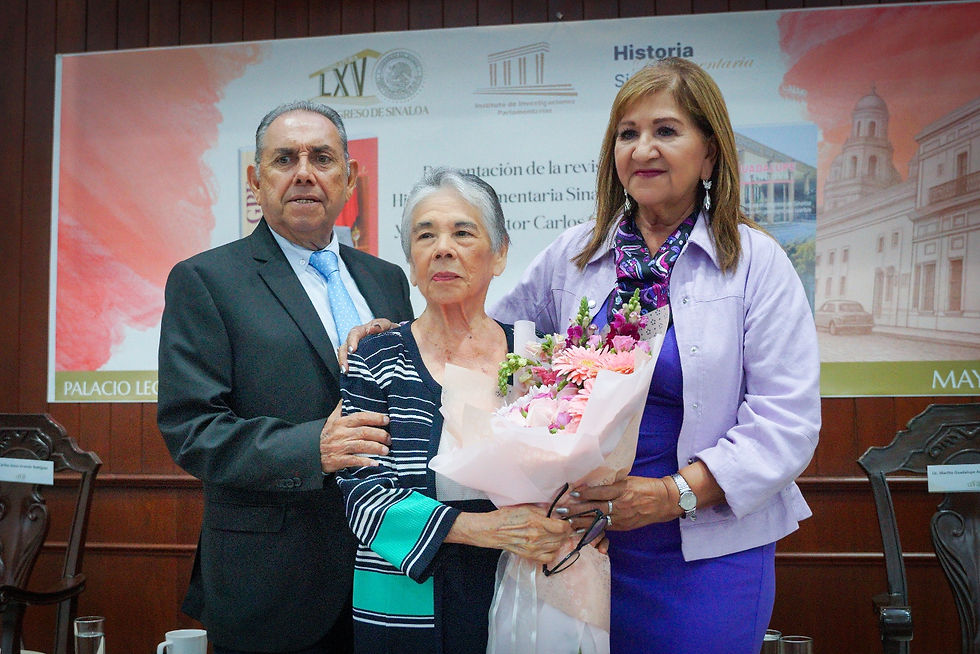 Congreso del Estado reconoce trayectoria de Martha Guadalupe Arredondo Sandoval, ejemplo de entrega y compromiso con Sinaloa