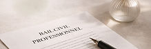 Contrat civil professionnel et accessoir