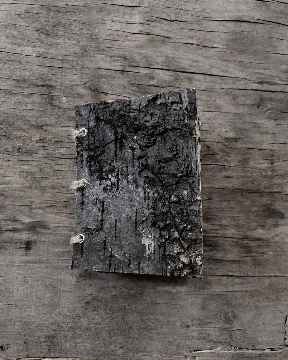 Thumbnail: Handbound sketchbook (bark cover)